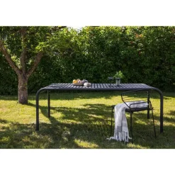 Svea - Elif tuintafel - 200 x 100 cm - zwart