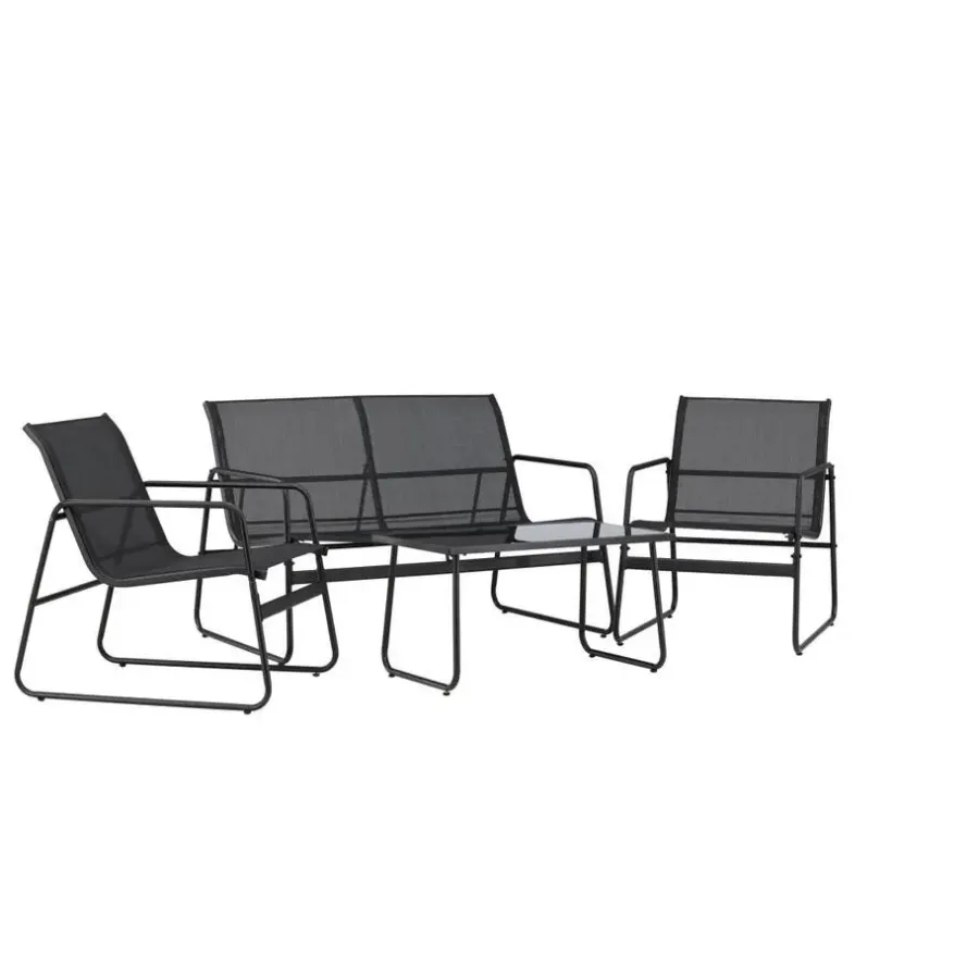 Svea - Ethan loungeset - zwart