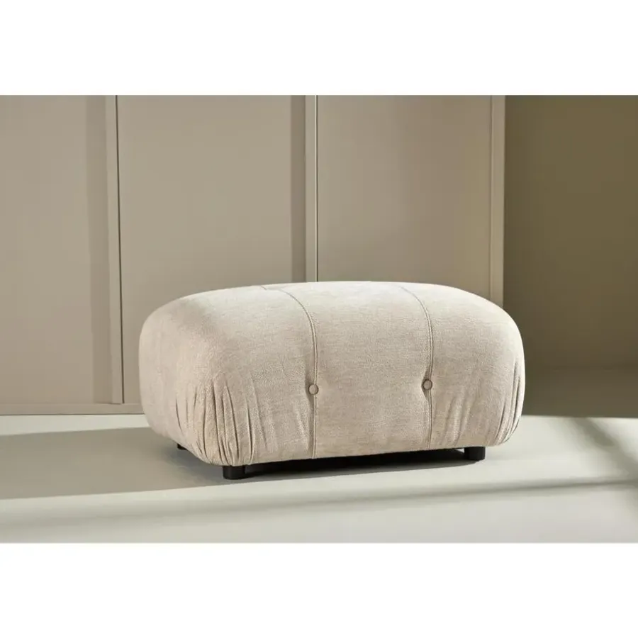 Hockers En Voetenbanken-Svea - Giuliana poef - beige