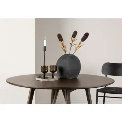 Houten Eettafels|Ronde Eettafels-Svea - Isabella ronde eettafel - ø100 cm - donkerbruin