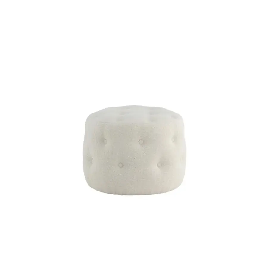Svea - Juno hocker - teddy - wit