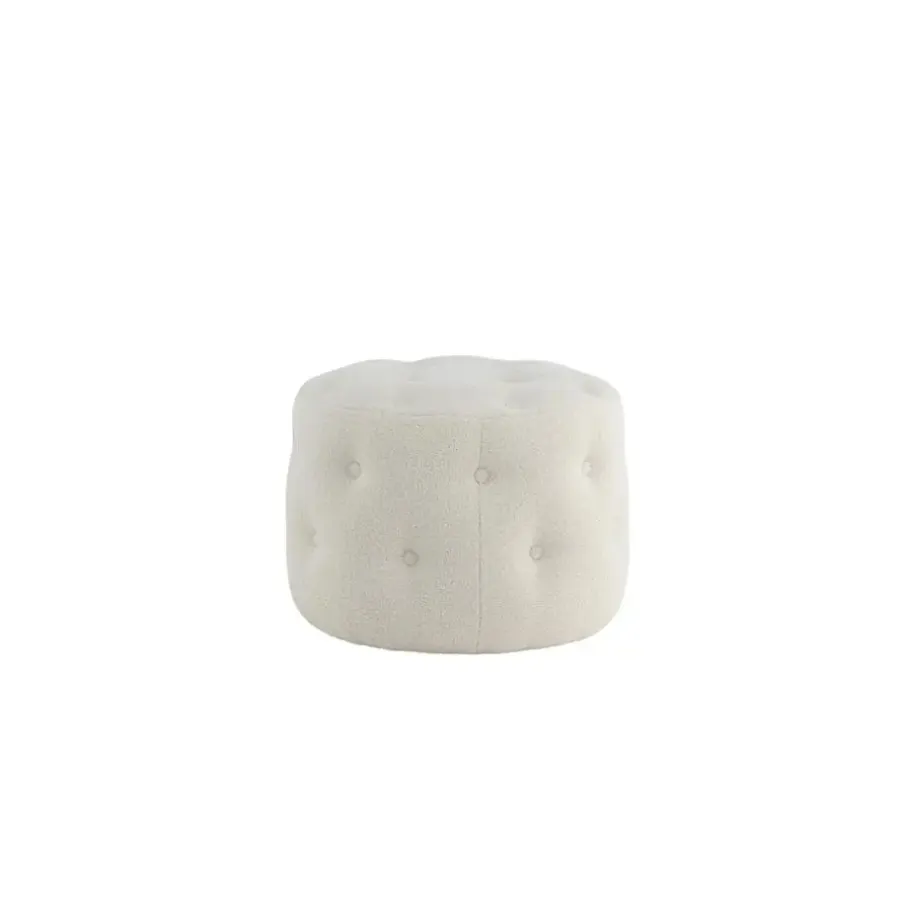 Svea - Juno hocker - teddy - wit