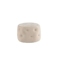Svea - Juno hocker - velvet - beige