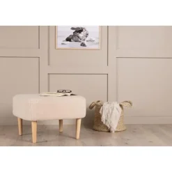 Svea - Kai poef - teddy - beige