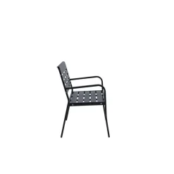 Svea - Layla tuinbank - 125 cm - zwart