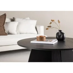 Salontafels-Svea - Marina ronde salontafel - ø 100 cm - zwart