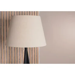 Staande Lampen-Svea - Nala vloerlamp - 160 cm - linnen - zwart