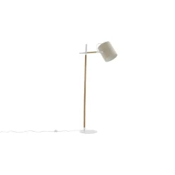 Staande Lampen-Svea - Nico vloerlamp - hout - wit