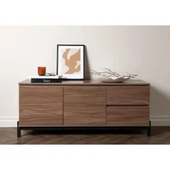 Dressoirs-Svea - Niko dressoir - 138 cm - walnoot