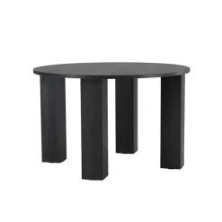 Ronde Eettafels-Svea - Noémie ronde eettafel - ø120 cm - zwart