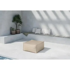 Loungekussens-Svea - Noura lounge poef - beige