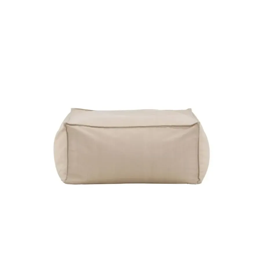 Loungekussens-Svea - Noura lounge poef - beige