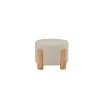 Svea - Nova hocker - boucle - wit