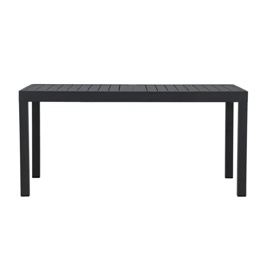 Svea - Pavel tuintafel uitschuifbaar - 160/240 x 100x75 cm - zwart
