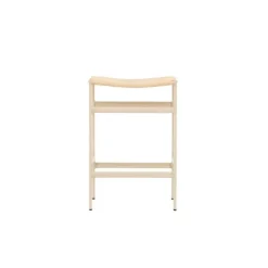 Barkrukken-Svea - Polsty barkruk 63 cm - rattan - beige