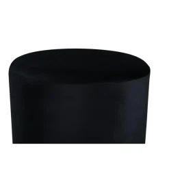 Poefen-Svea - Remi poef - velvet - zwart