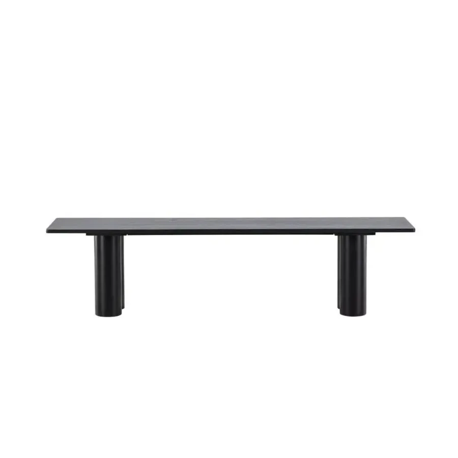 Svea - Rova eetkamerbank - 180 cm - zwart