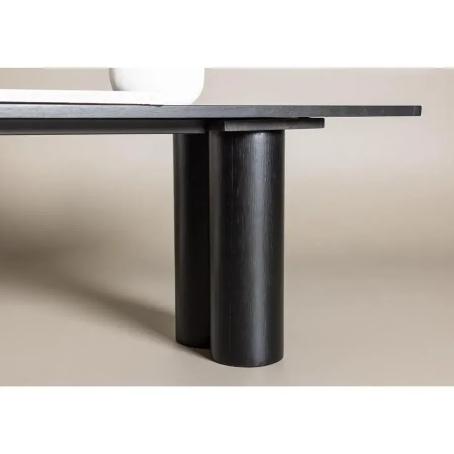 Svea - Rova eetkamerbank - 180 cm - zwart