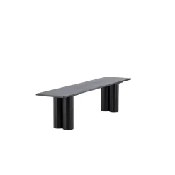Svea - Rova eetkamerbank - 180 cm - zwart