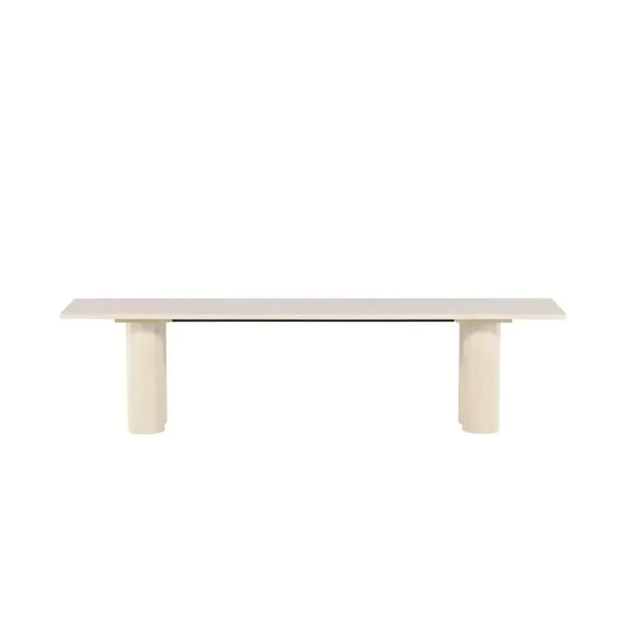 Eetkamerbanken-Svea - Rova eetkamerbank - 180 cm - whitewash
