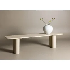 Eetkamerbanken-Svea - Rova eetkamerbank - 180 cm - whitewash