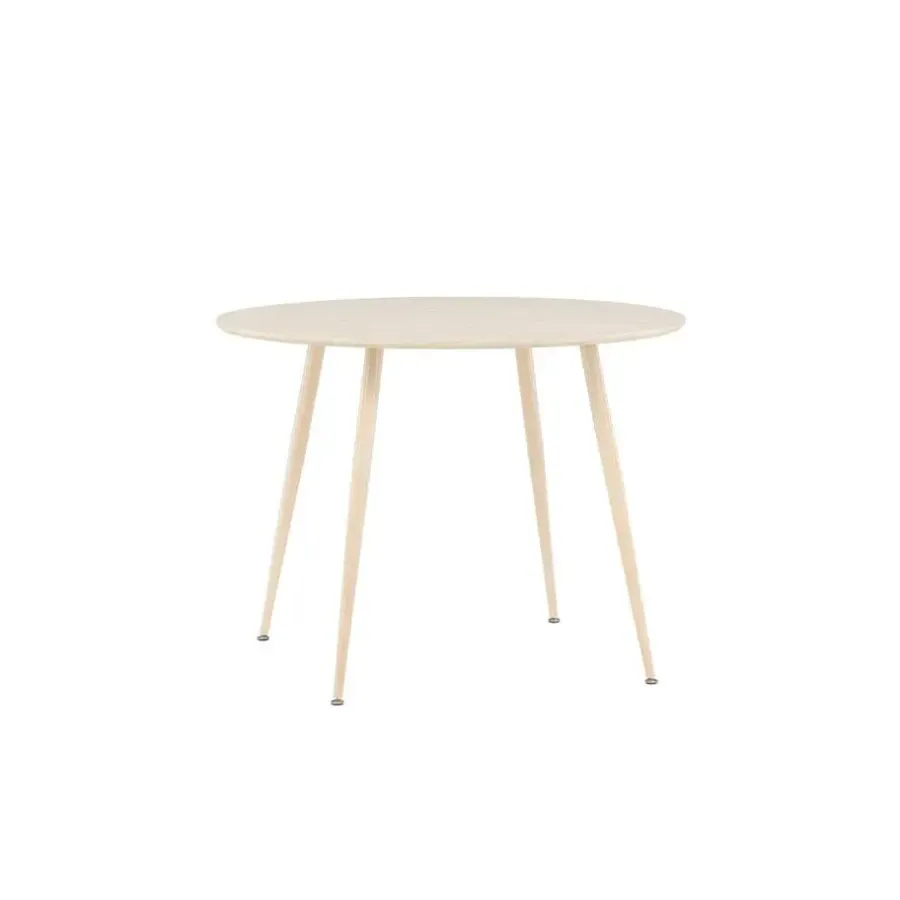 Ronde Eettafels-Svea - Sano ronde eettafel - ø100 cm - whitewash