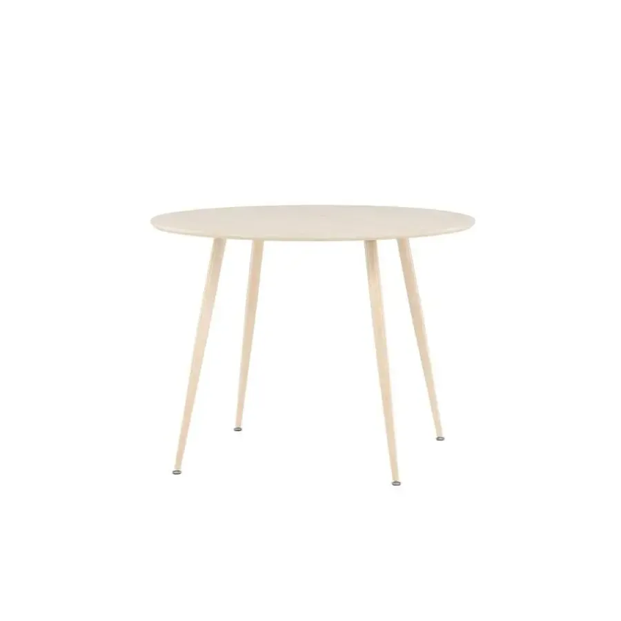 Ronde Eettafels-Svea - Sano ronde eettafel - ø100 cm - whitewash