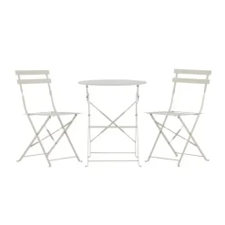 Bistro- & Balkonsets-Svea - Serkan inklapbare bistro set - beige