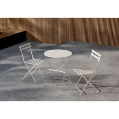 Bistro- & Balkonsets-Svea - Serkan inklapbare bistro set - beige