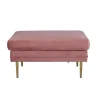 Hockers En Voetenbanken-Svea - Tess hocker - velvet - roze