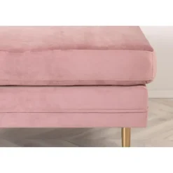 Hockers En Voetenbanken-Svea - Tess hocker - velvet - roze