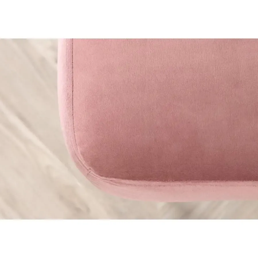 Hockers En Voetenbanken-Svea - Tess hocker - velvet - roze