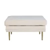 Svea - Tess hocker - velvet - beige