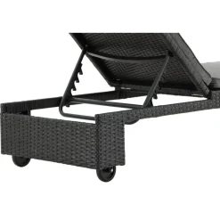 Ligbedden-Svea - Yuri ligbed - wicker - zwart