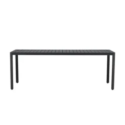 Tuintafels-Svea - Zoe eettafel - 200 x 90 x 72 cm - zwart