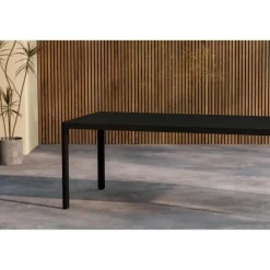 Tuintafels-Svea - Zoe eettafel - 200 x 90 x 72 cm - zwart