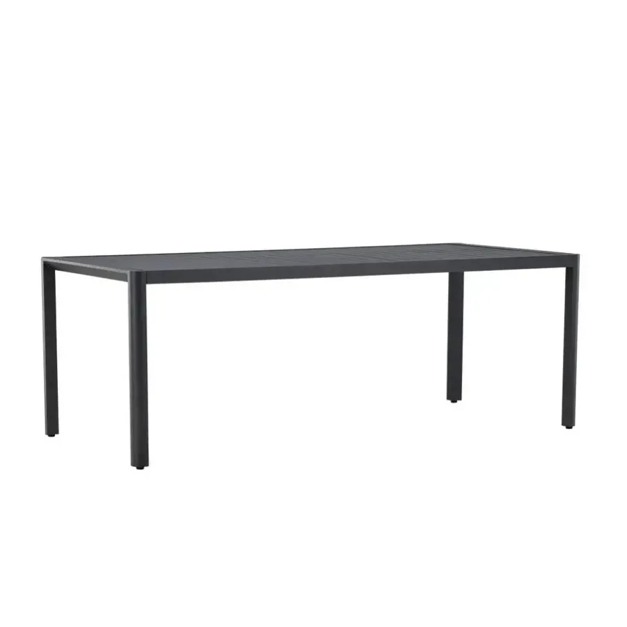 Tuintafels-Svea - Zoe eettafel - 200 x 90 x 72 cm - zwart