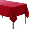Tafelkleden-Wicotex Tafelkleed rood - polyester - 140 x 200 cm - tafelkleden