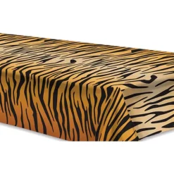 Tafelkleden-Merkloos Tafellaken/tafelkleed tijger print - 137 x 274 cm - Jungle thema