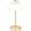 Tafellampen-Leen Bakker Tafellamp Delia goudkleur USB LED - 27x16x16 cm