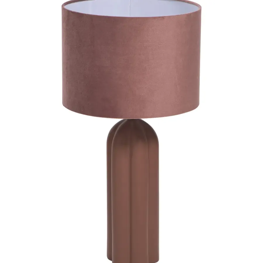 Tafellampen-Leen Bakker Tafellamp Jona terra E27 - 53x28x28 cm