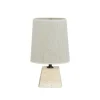 Tafellampen-Light & Living Tafellamp Kardan/Breska - Zand/Wit - 21x17,5x42cm