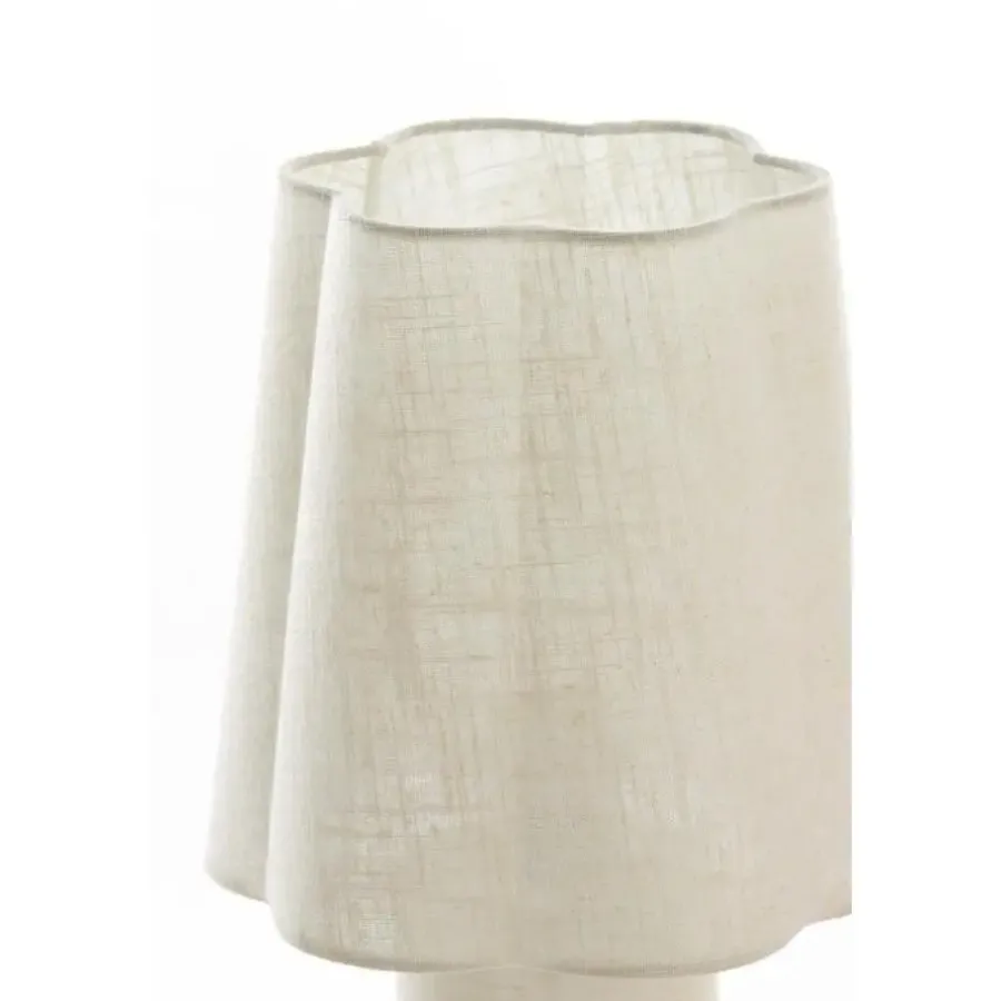 Tafellampen-Light & Living Tafellamp Musaby - Naturel - Ø25cm