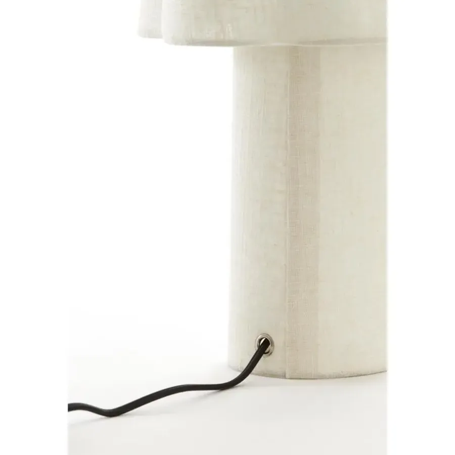Tafellampen-Light & Living Tafellamp Musaby - Naturel - Ø25cm