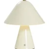 Tafellampen-Leen Bakker Tafellamp Nami - off-white metaal - 26,5xØ19,5 cm