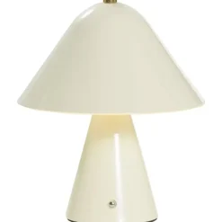 Tafellampen-Leen Bakker Tafellamp Nami - off-white metaal - 26,5xØ19,5 cm