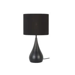 Light & Living Tafellamp Svante - Zwart - Ø28cm