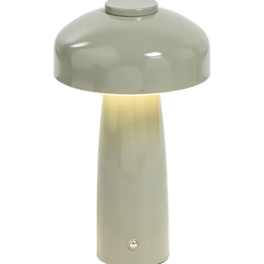 Tafellampen-Leen Bakker Tafellamp Tinn groen USB LED - 25,5x15x15 cm