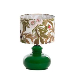 Tafellampen-Light & Living Tafellamp Verde/Isadore - Groen/Wit - Ø30x54cm