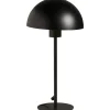 Tafellampen-Leen Bakker Tafellamp Yuki - mat zwart metaal - E27 - 39xØ20 cm